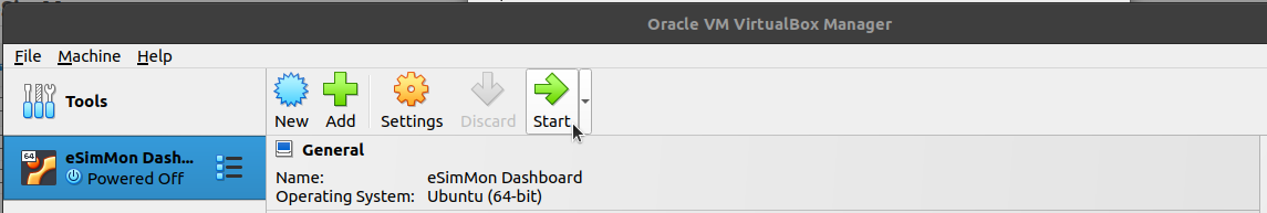 Start the VM